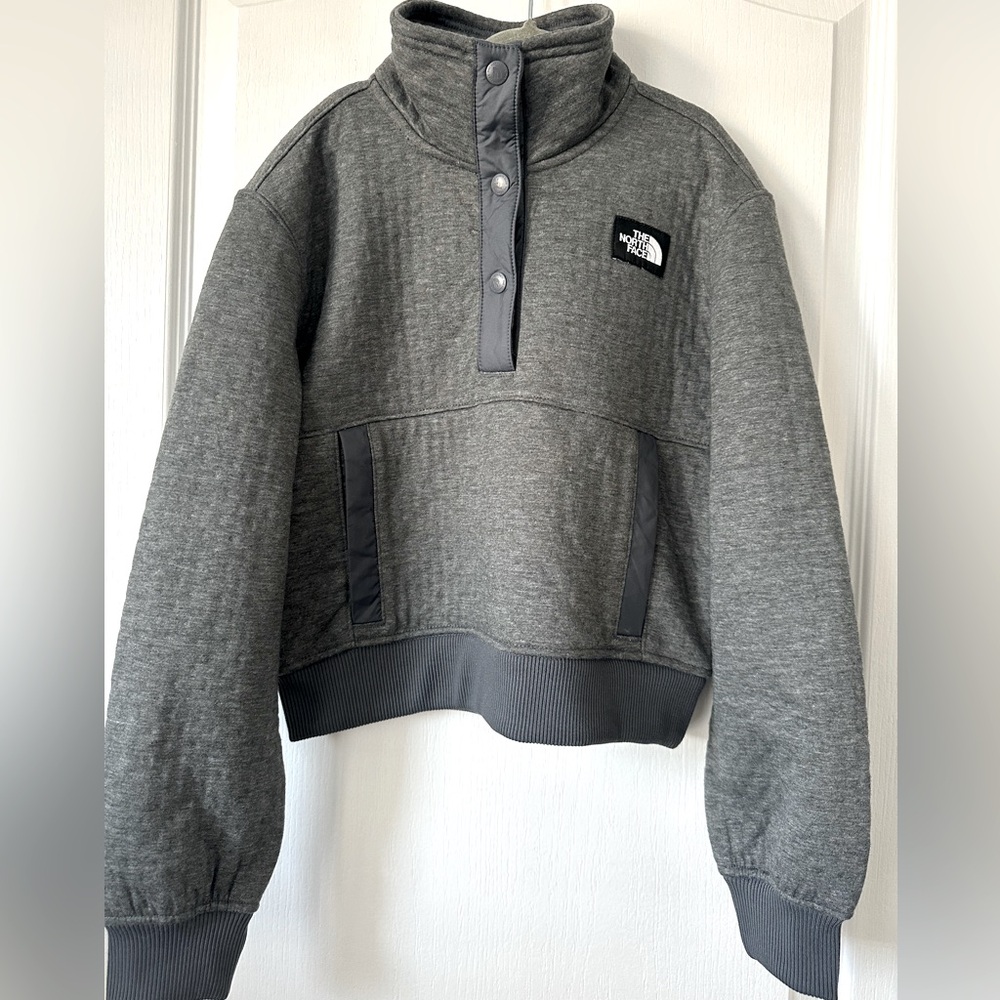 The North Face Girls Edgewater Quilted ¼ Snap